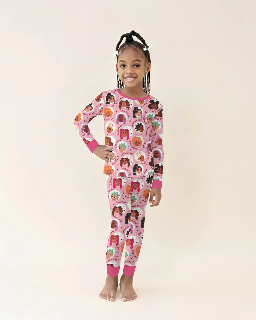Little Queens Two Piece Long Sleeve Pajama Set