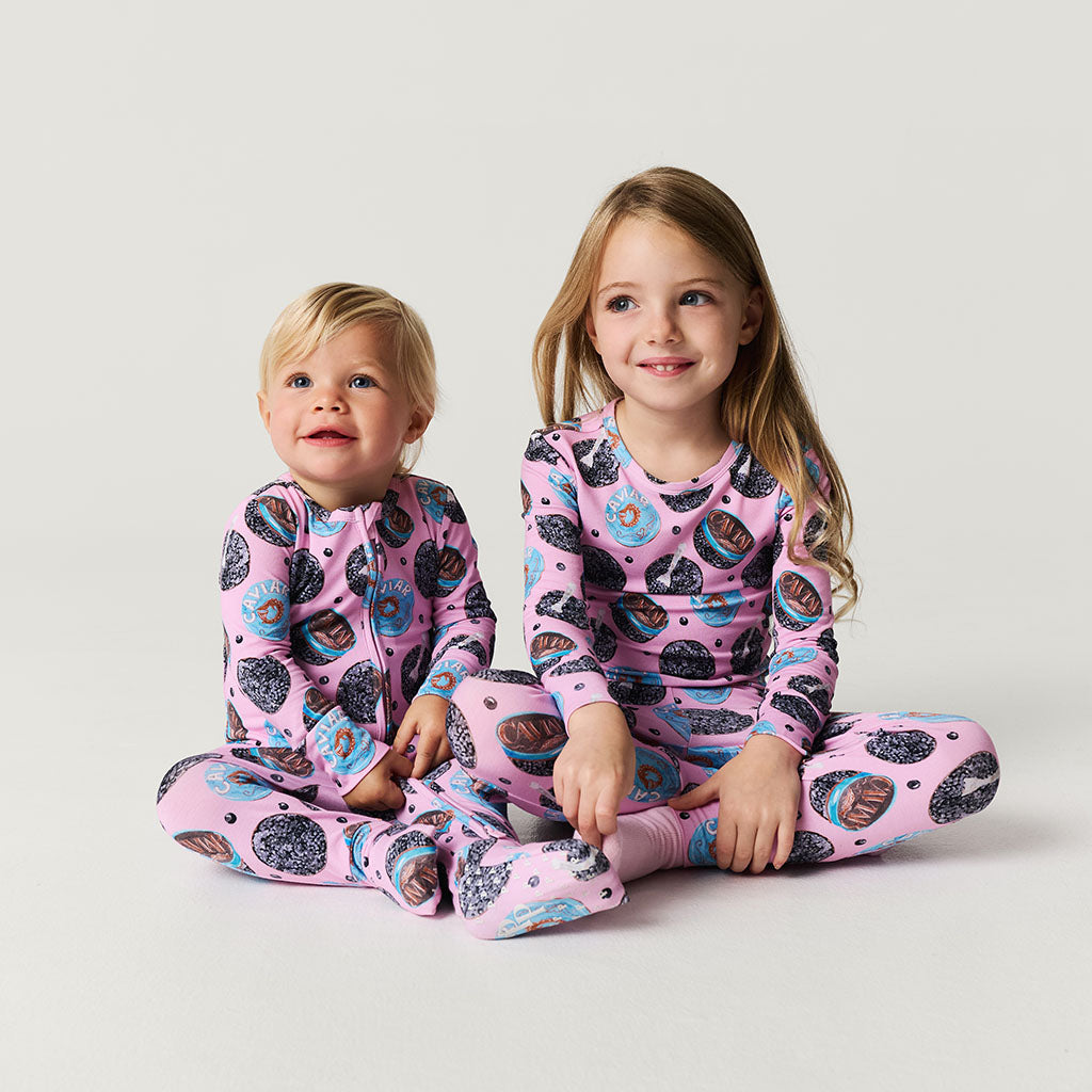 Posh Caviar Classic Pajama Set