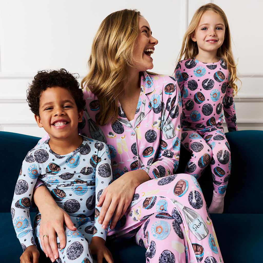 Posh Caviar Classic Pajama Set