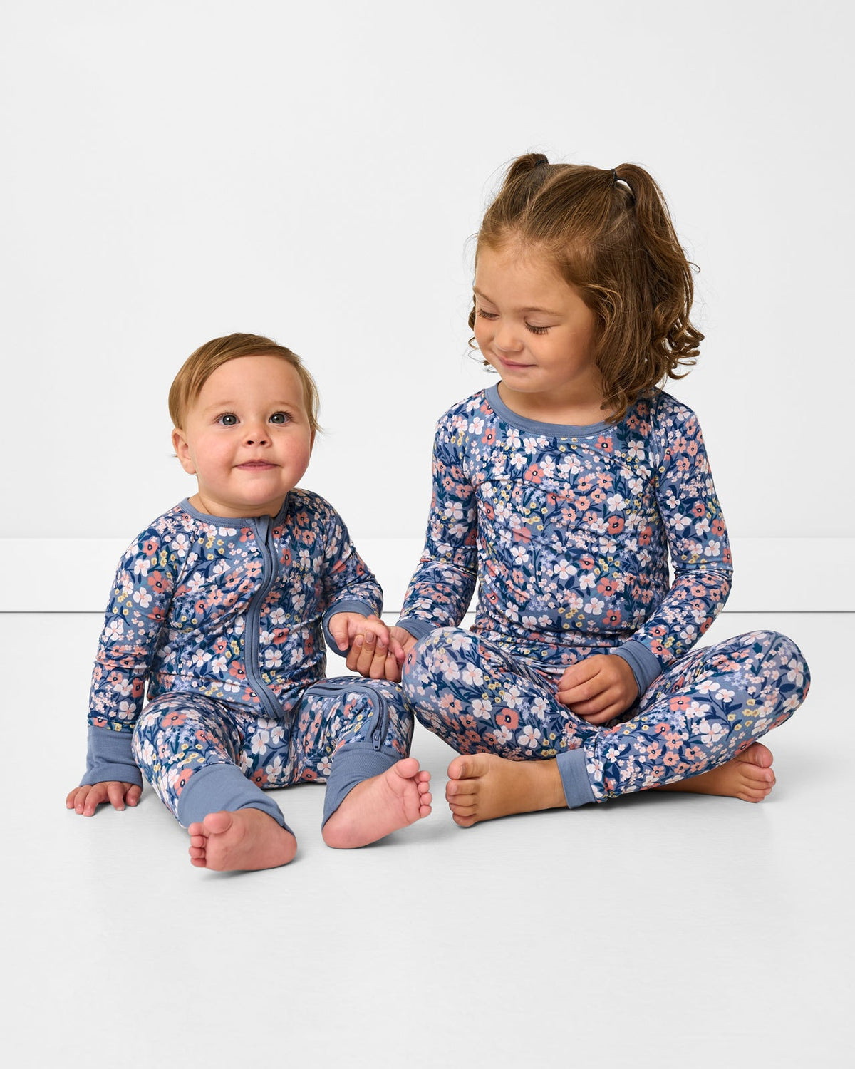 Petite Petals Two-Piece Pajama Set
