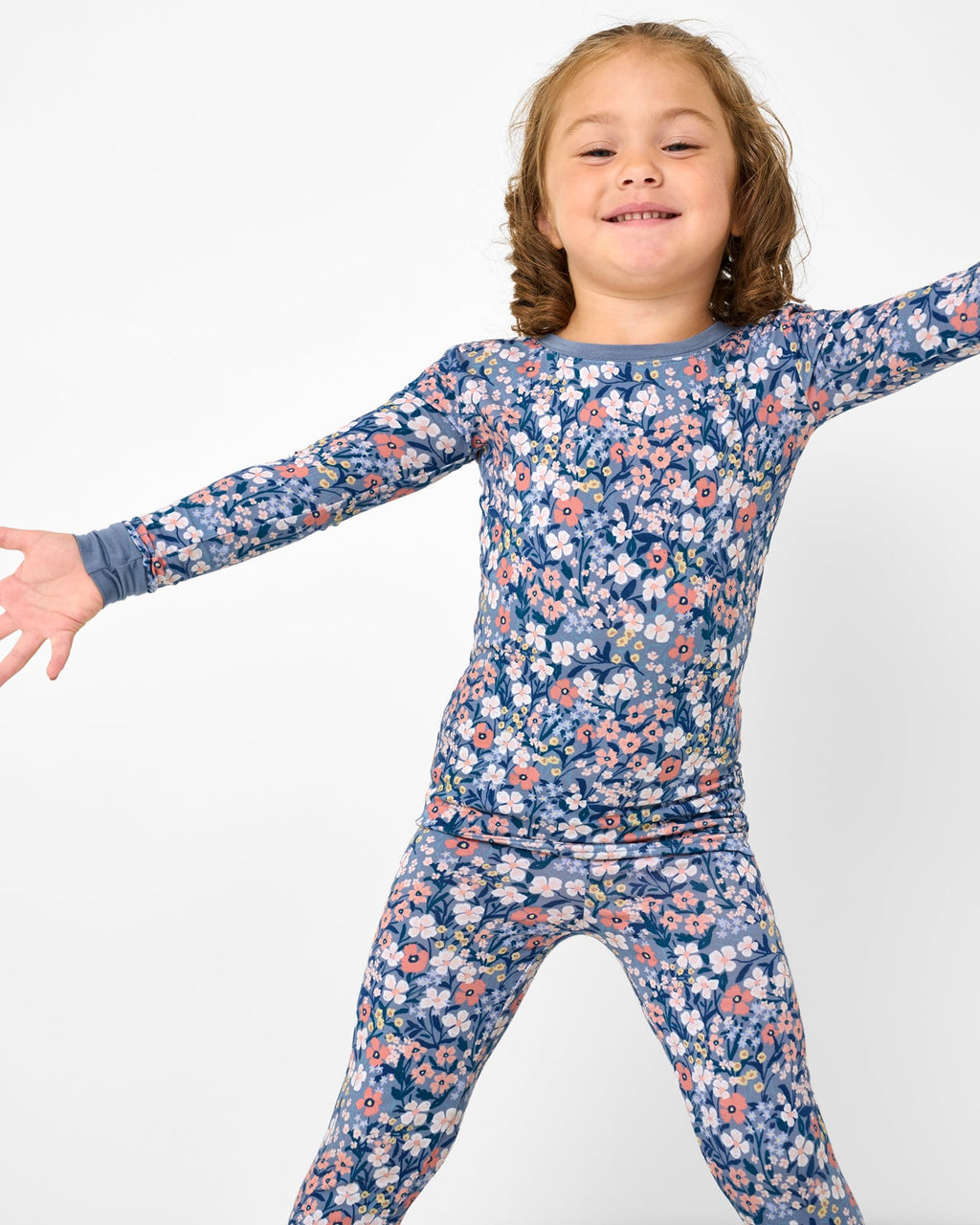 Petite Petals Two-Piece Pajama Set