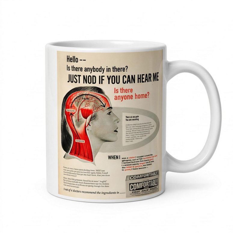 Pink Floyd Mug – Hello Is There Anybody In There
