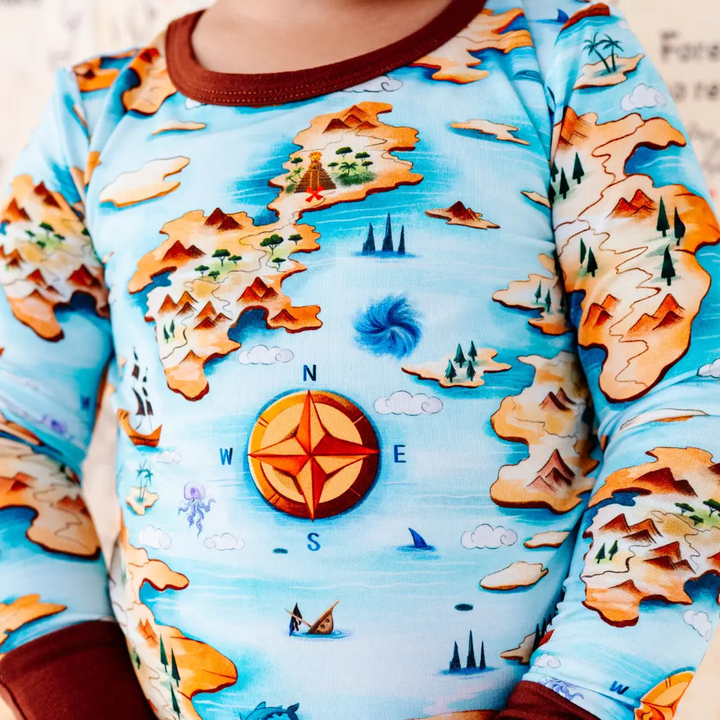 Pirate Map Pajama Set