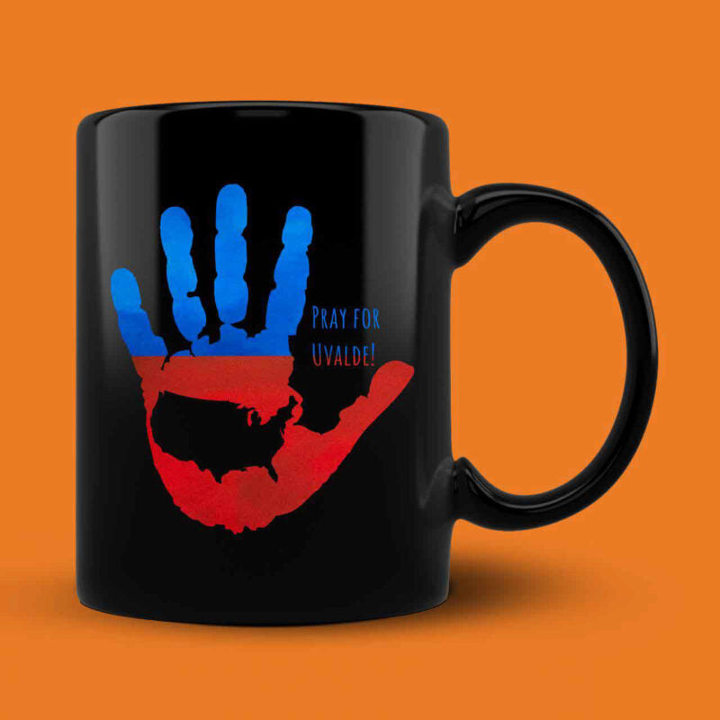 Pray For Uvalde Flag US Mug