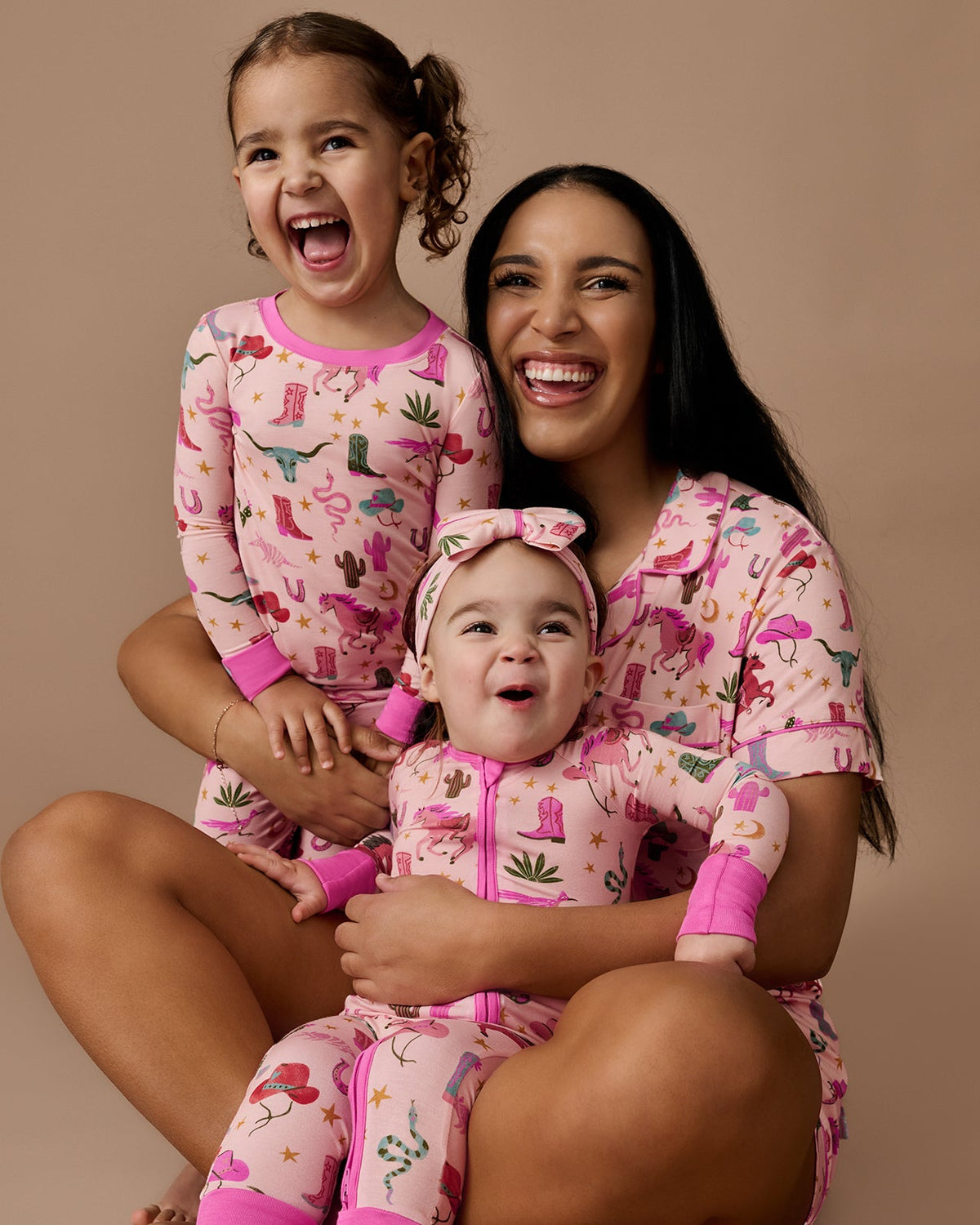 Pink Rancher Roundup Two-Piece Pajama Set