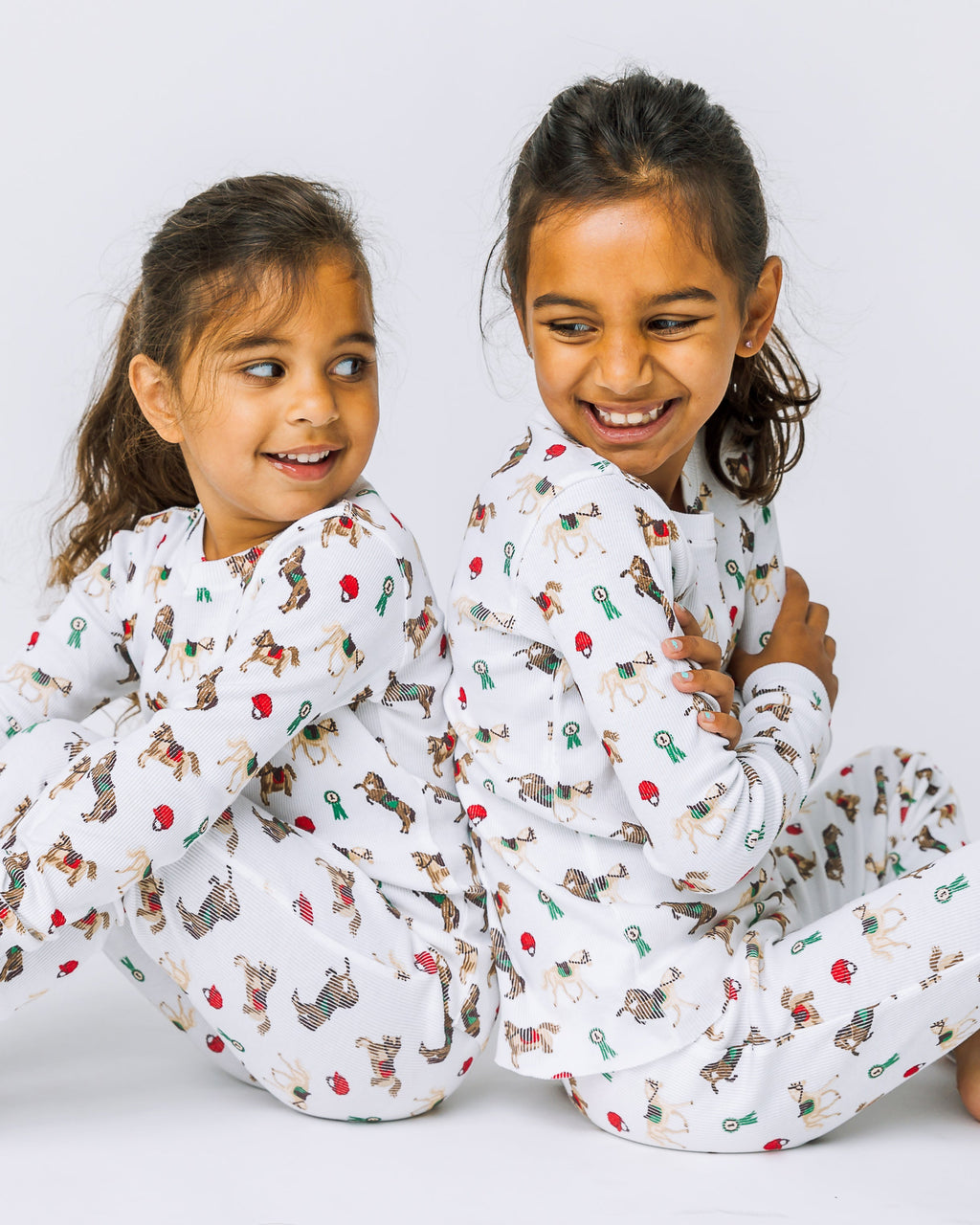 The Organic Long Sleeve Pajama Set [Riding Ponies]