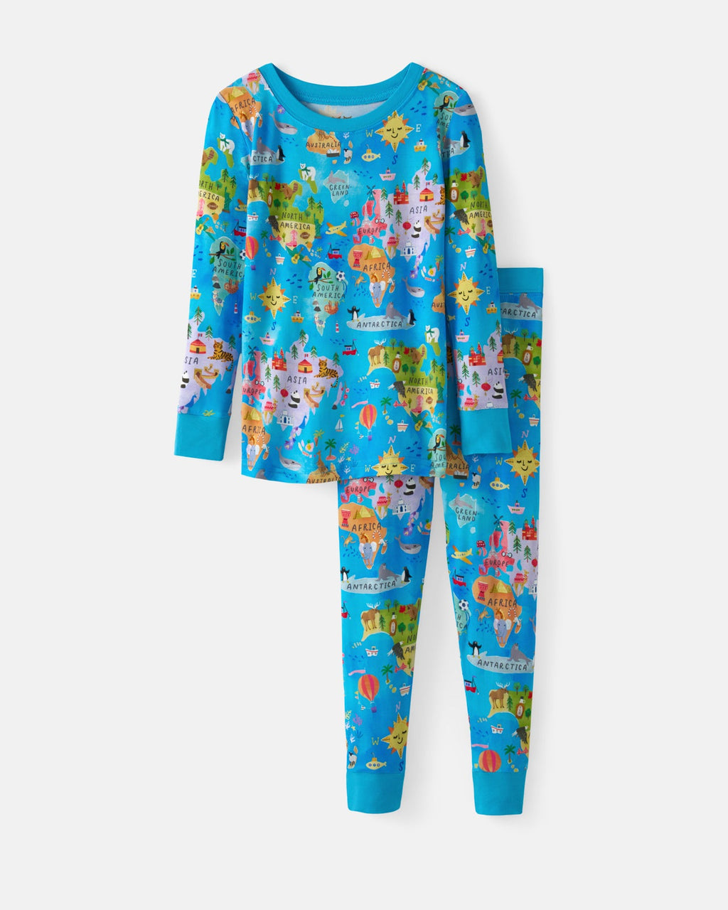 Around The World Two-Piece Pajama Set