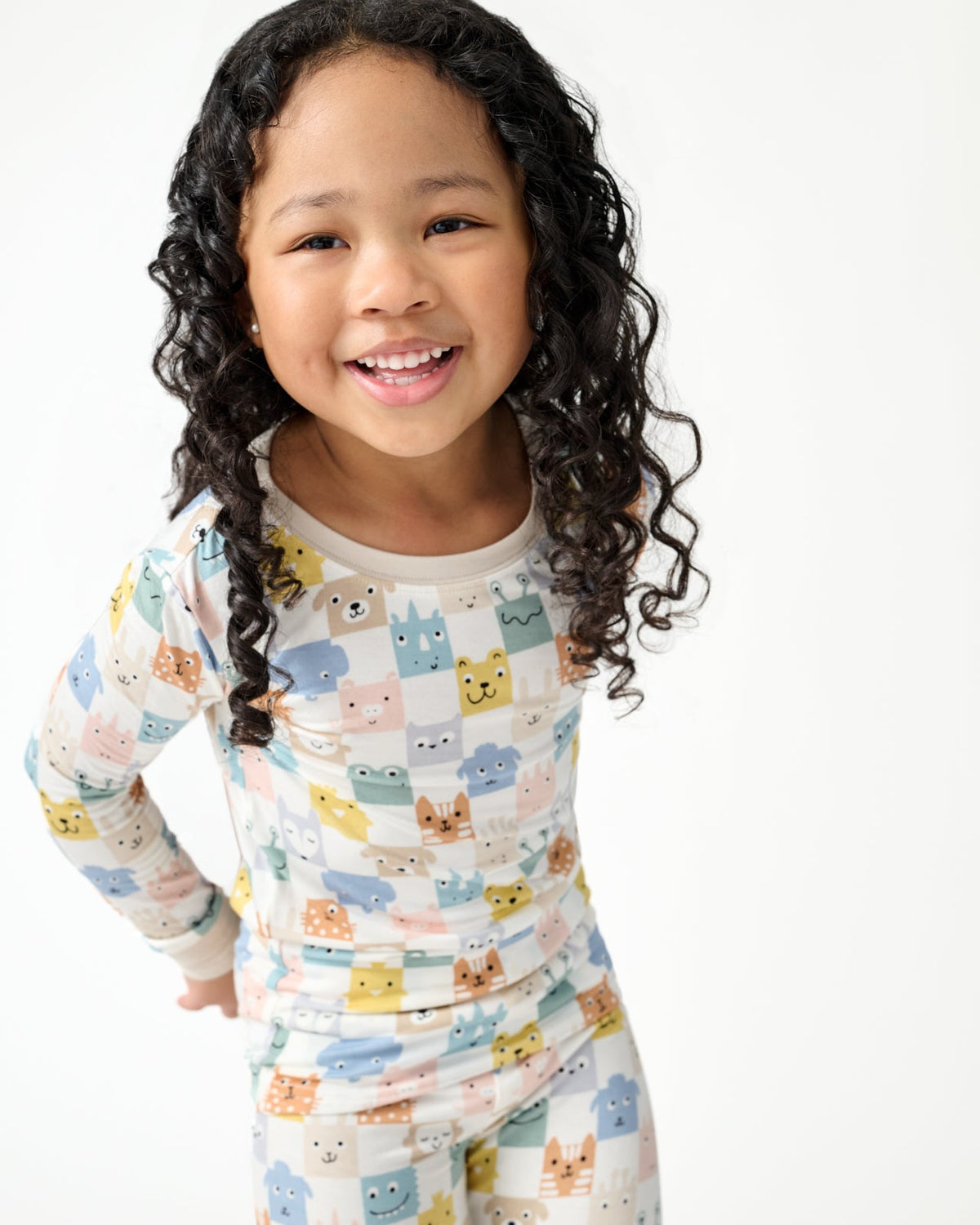 Check Mates Two-Piece Pajama Set