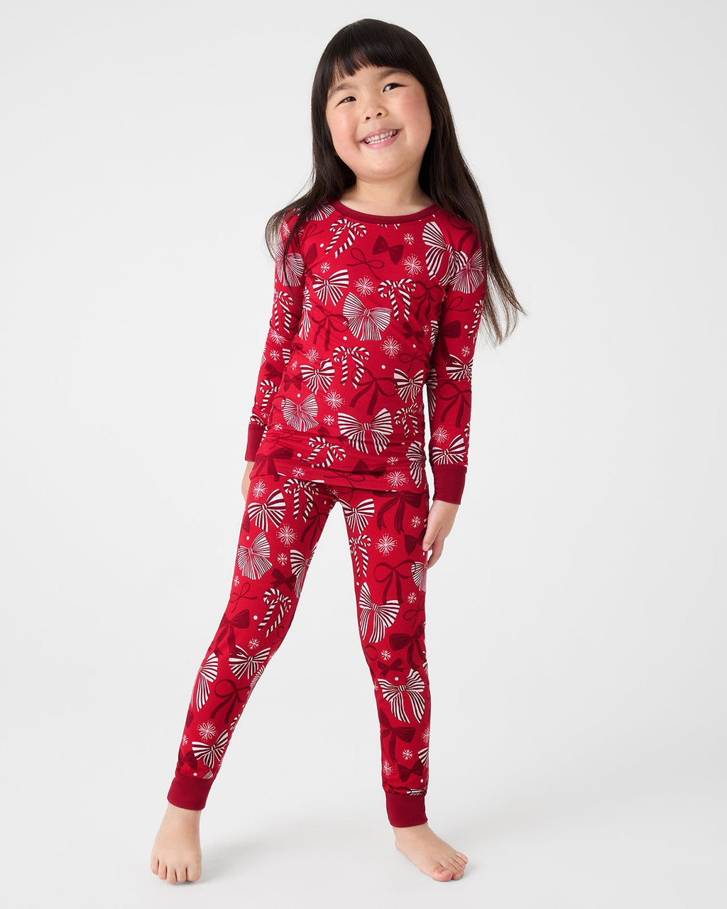 Holiday Bows Two-Piece Pajama Set