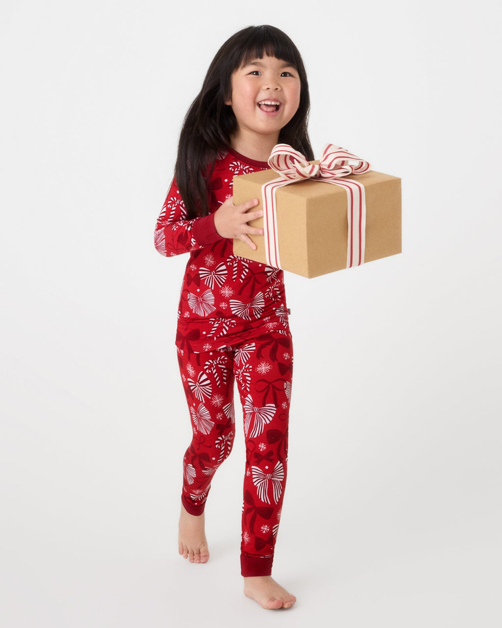 Holiday Bows Two-Piece Pajama Set