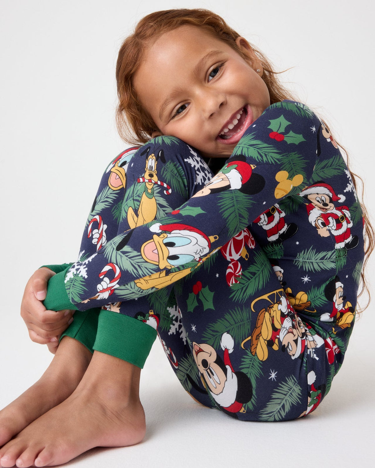 Disney Mickey & Friends Deck The Halls Two-Piece Pajama Set
