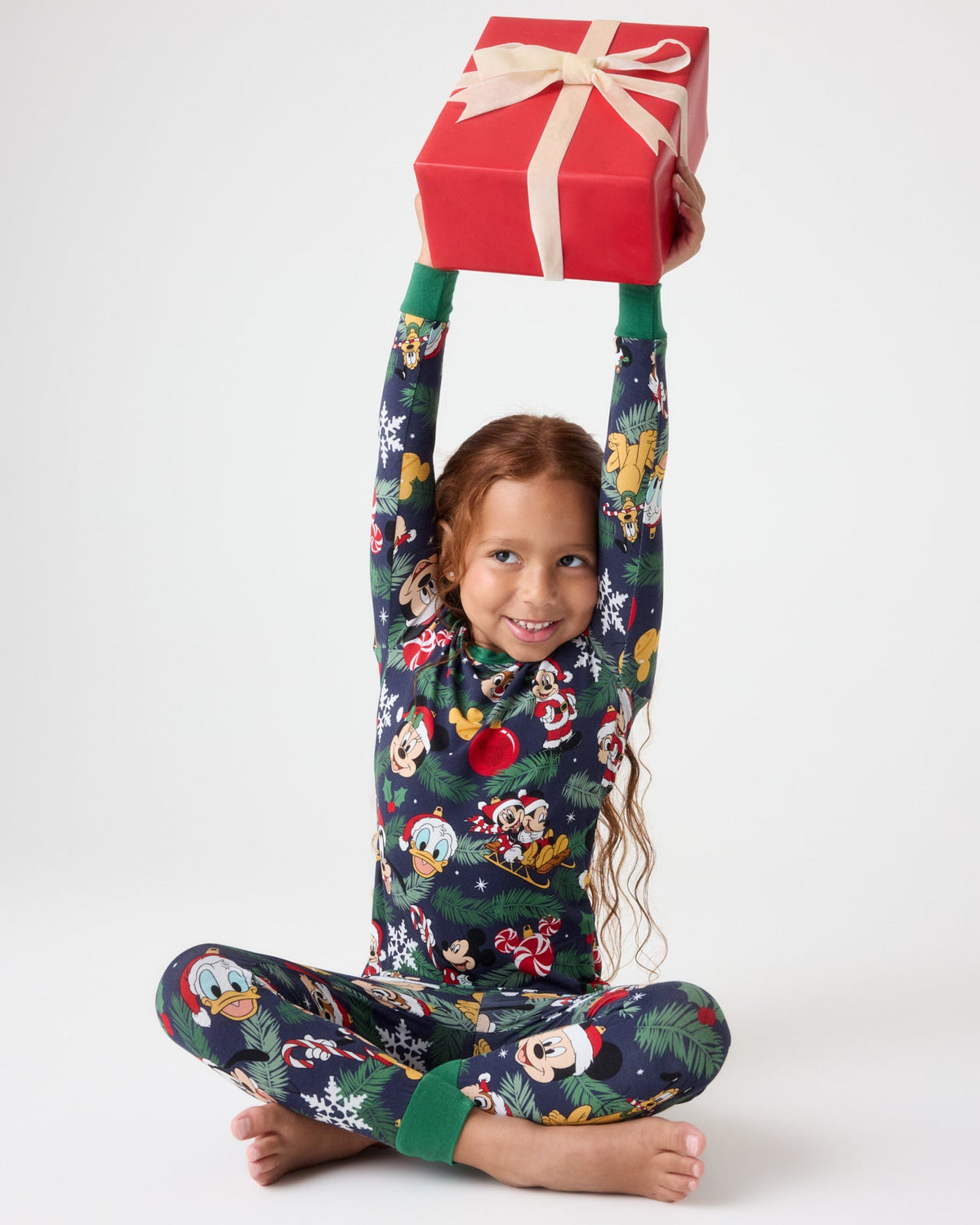 Disney Mickey & Friends Deck The Halls Two-Piece Pajama Set
