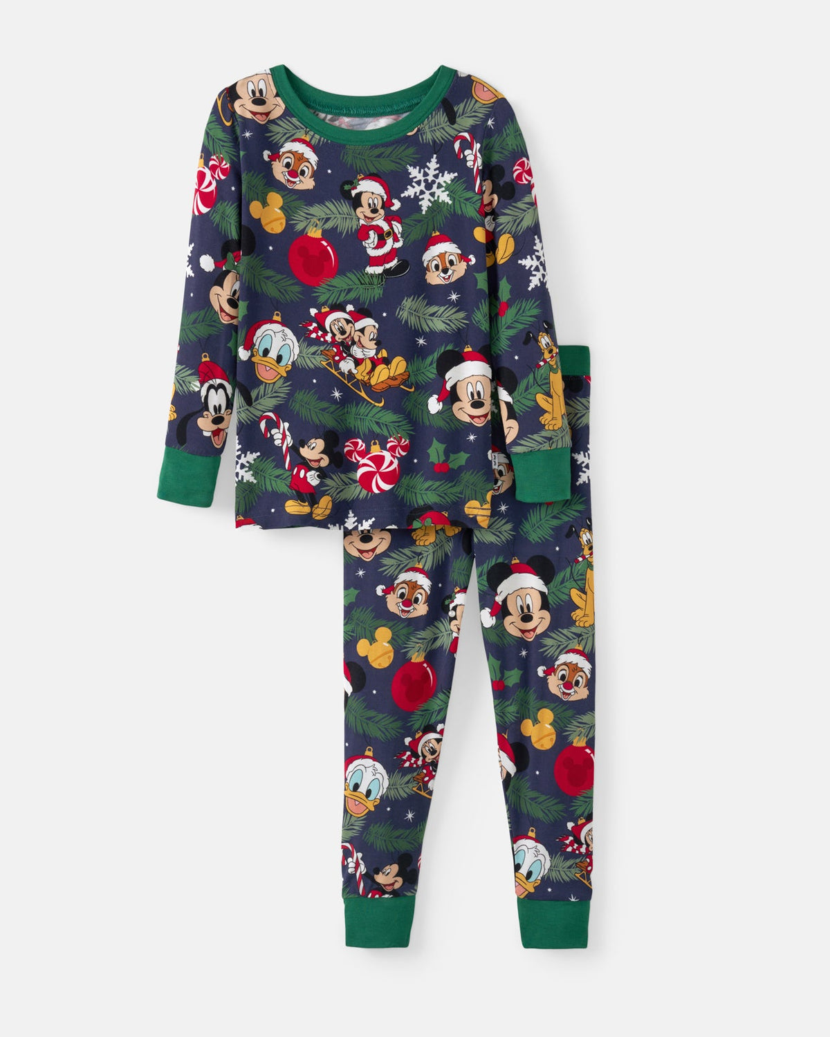 Disney Mickey & Friends Deck The Halls Two-Piece Pajama Set