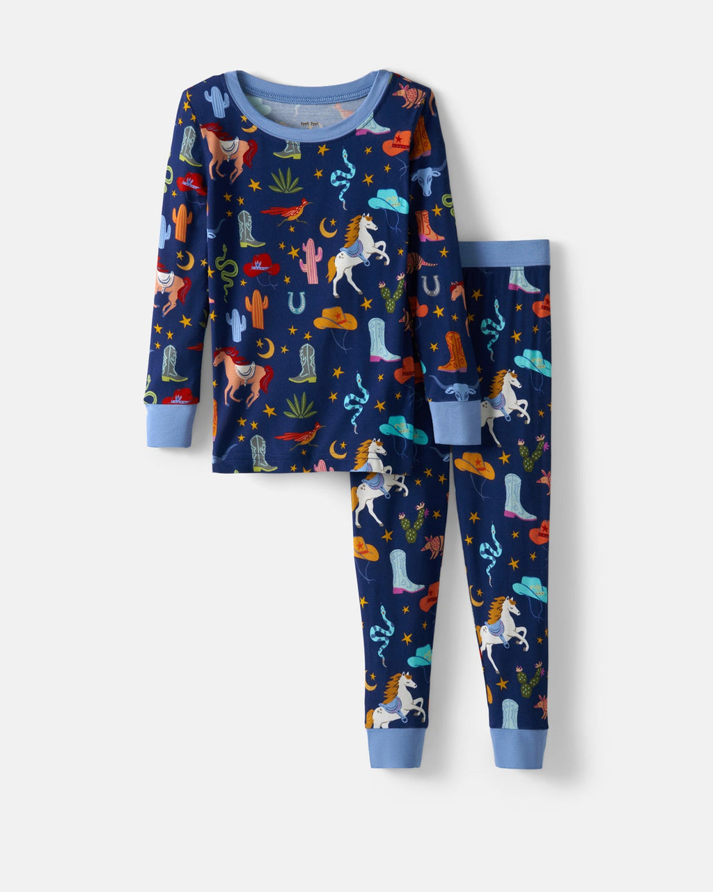 Blue Rancher Roundup Two-Piece Pajama Set
