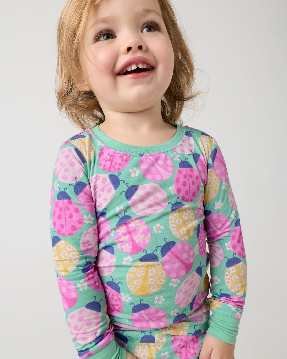 Ladybug Meadow Two-Piece Pajama Set