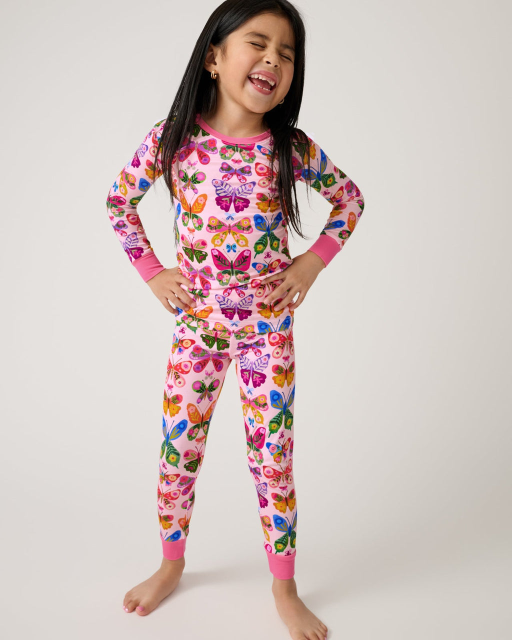 Flutter Garden Two-Piece Pajama Set