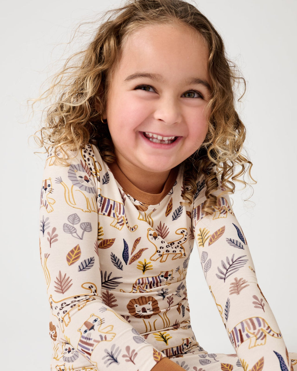 Savanna Friends Two-Piece Pajama Set