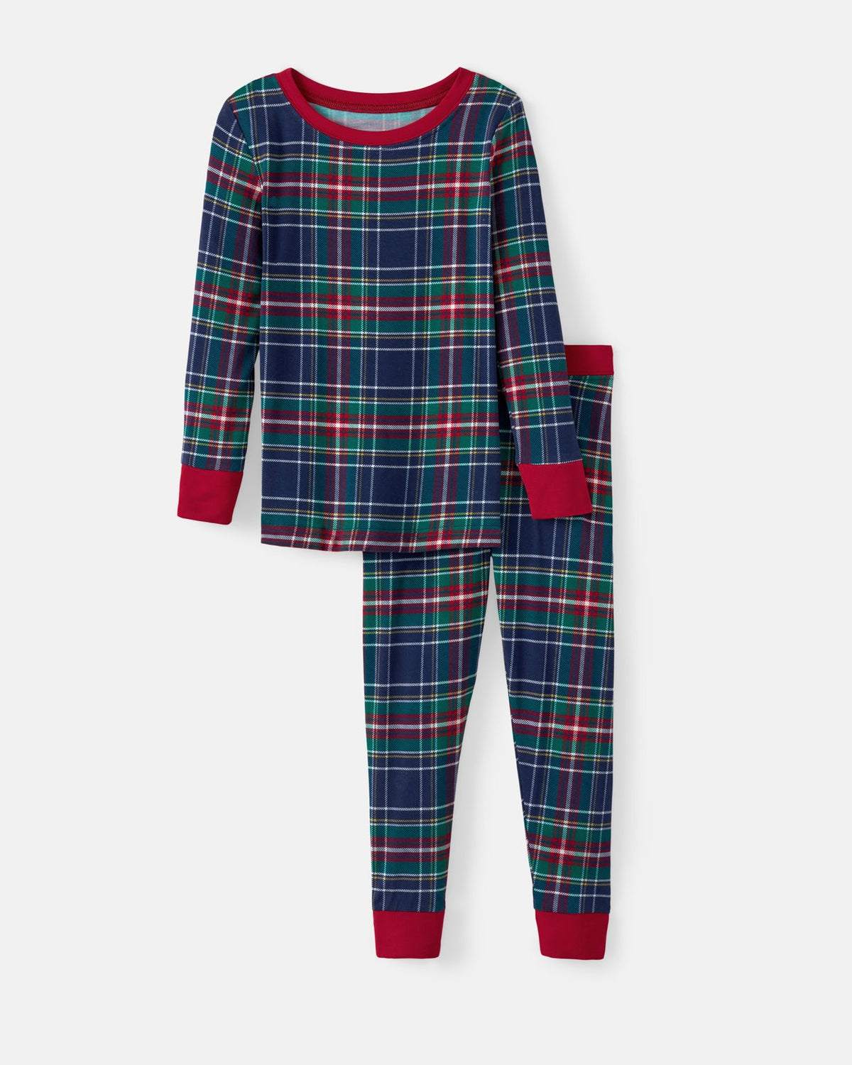 Northern Night Plaid Two-Piece Pajama Set