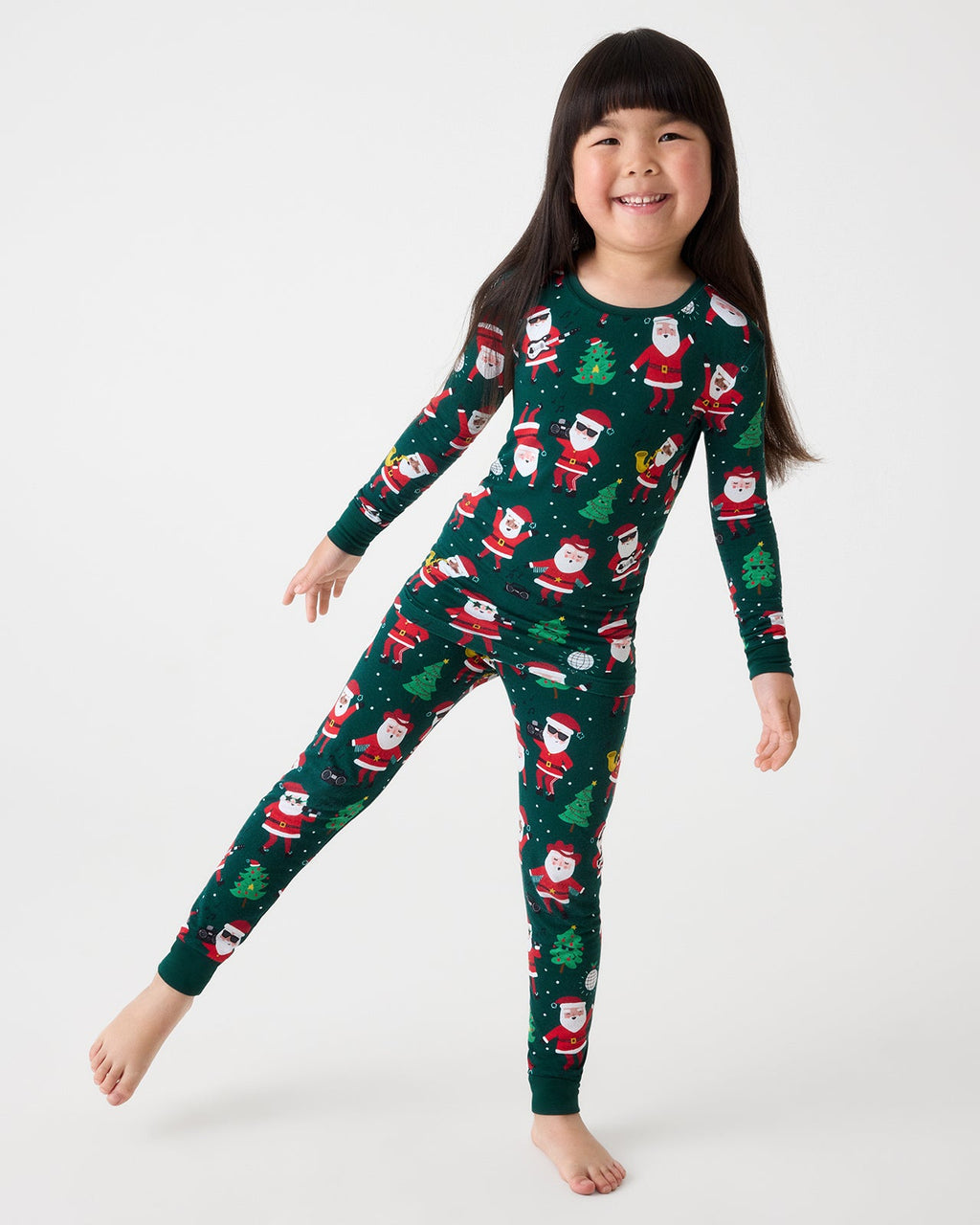 Santa's Grooves Two-Piece Pajama Set