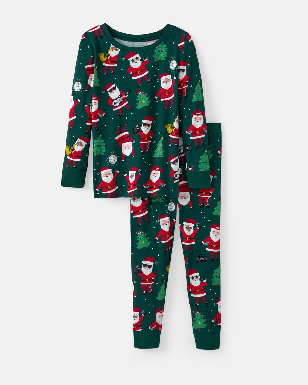 Santa's Grooves Two-Piece Pajama Set
