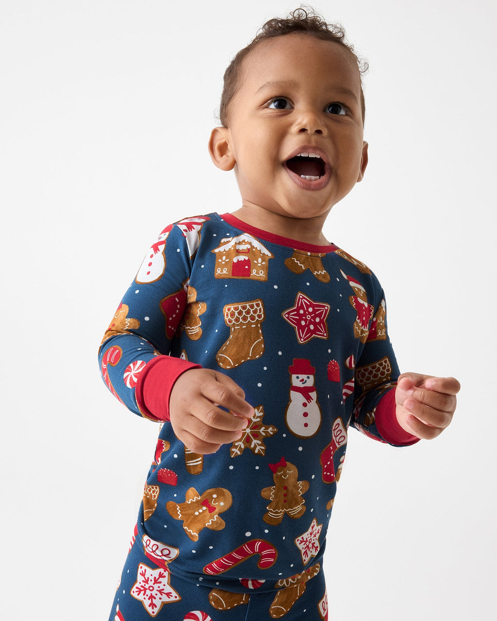 Gingerbread Flurry Two-Piece Pajama Set