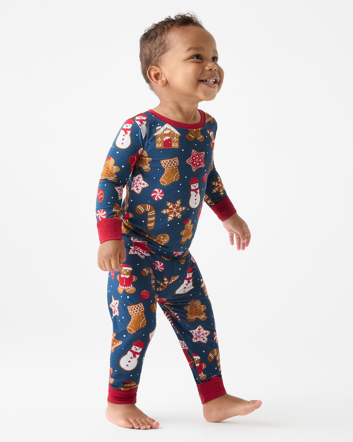 Gingerbread Flurry Two-Piece Pajama Set