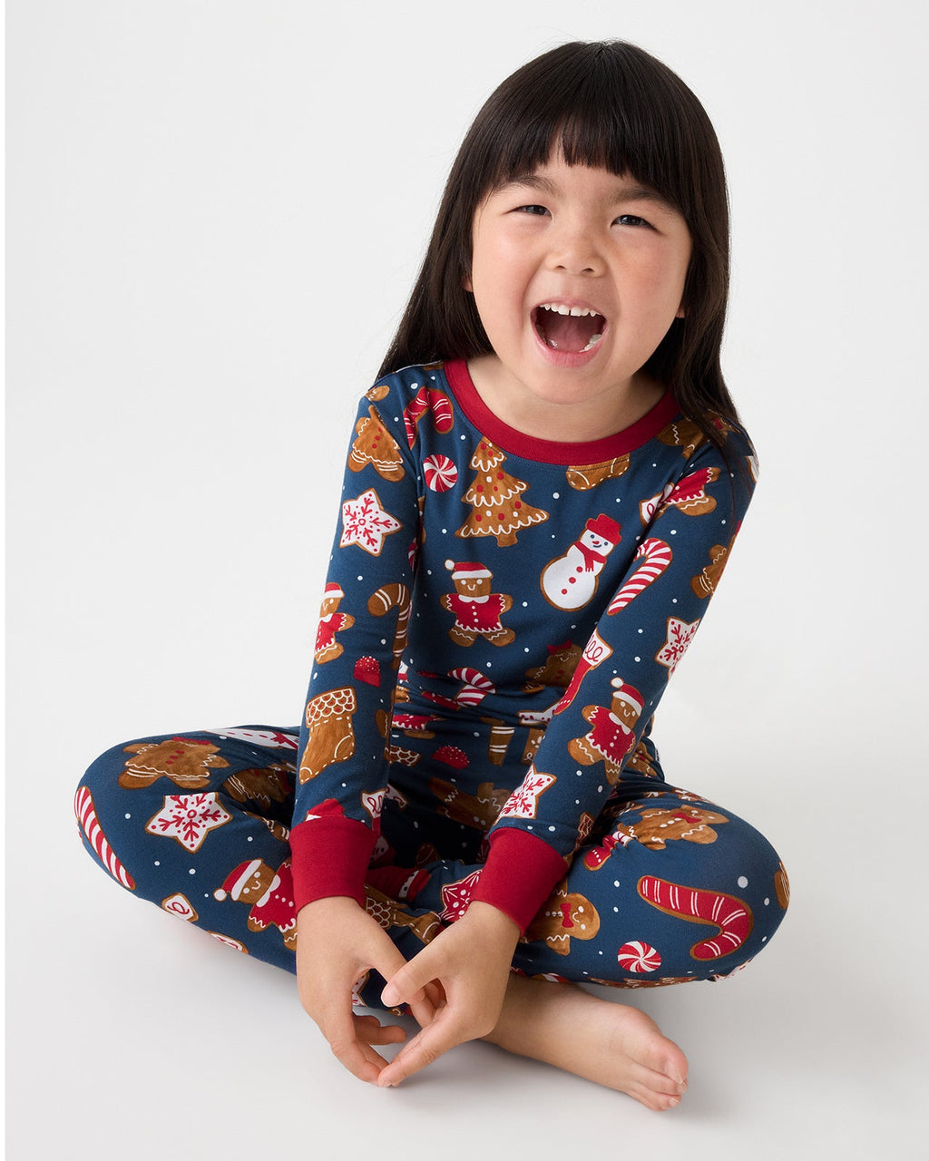 Gingerbread Flurry Two-Piece Pajama Set