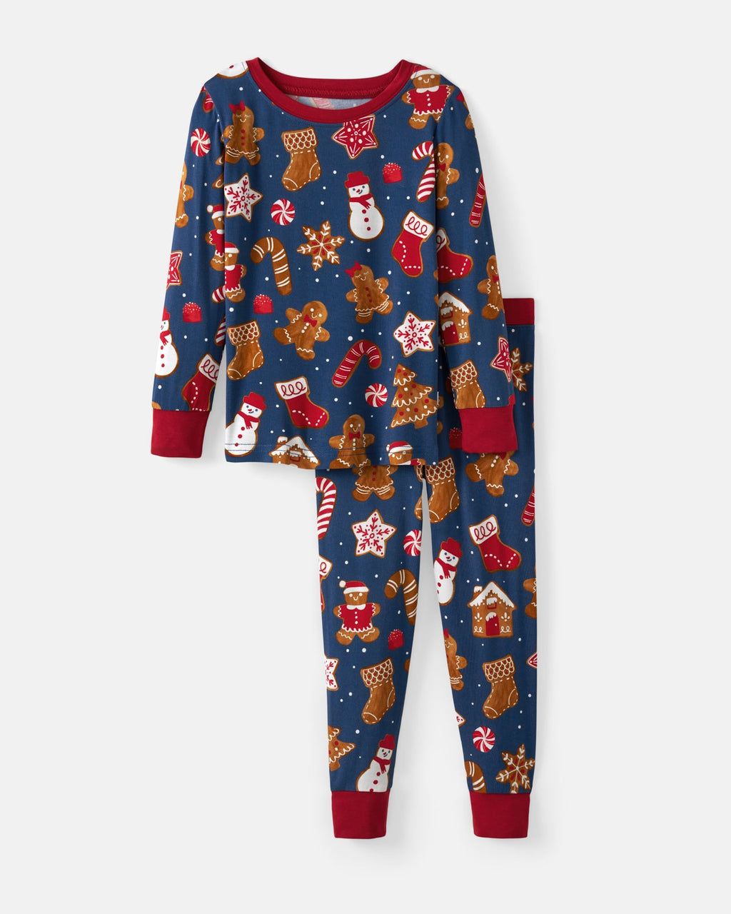 Gingerbread Flurry Two-Piece Pajama Set