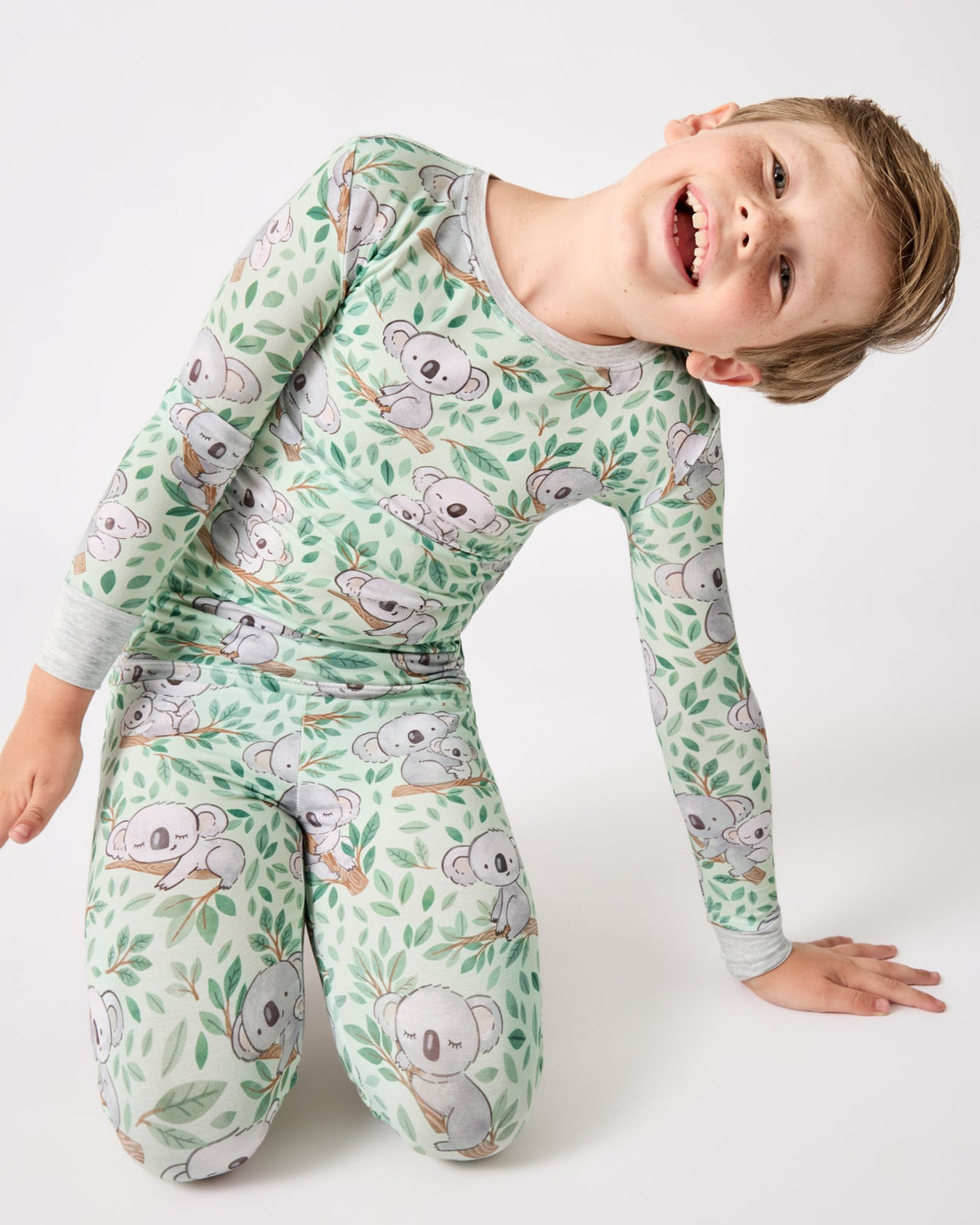 Koala Cuddles Two-Piece Pajama Set