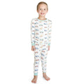 Excavator Truck Kids Bamboo Two-Piece Pajama Set
