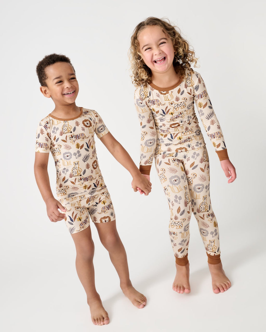 Savanna Friends Two-Piece Pajama Set
