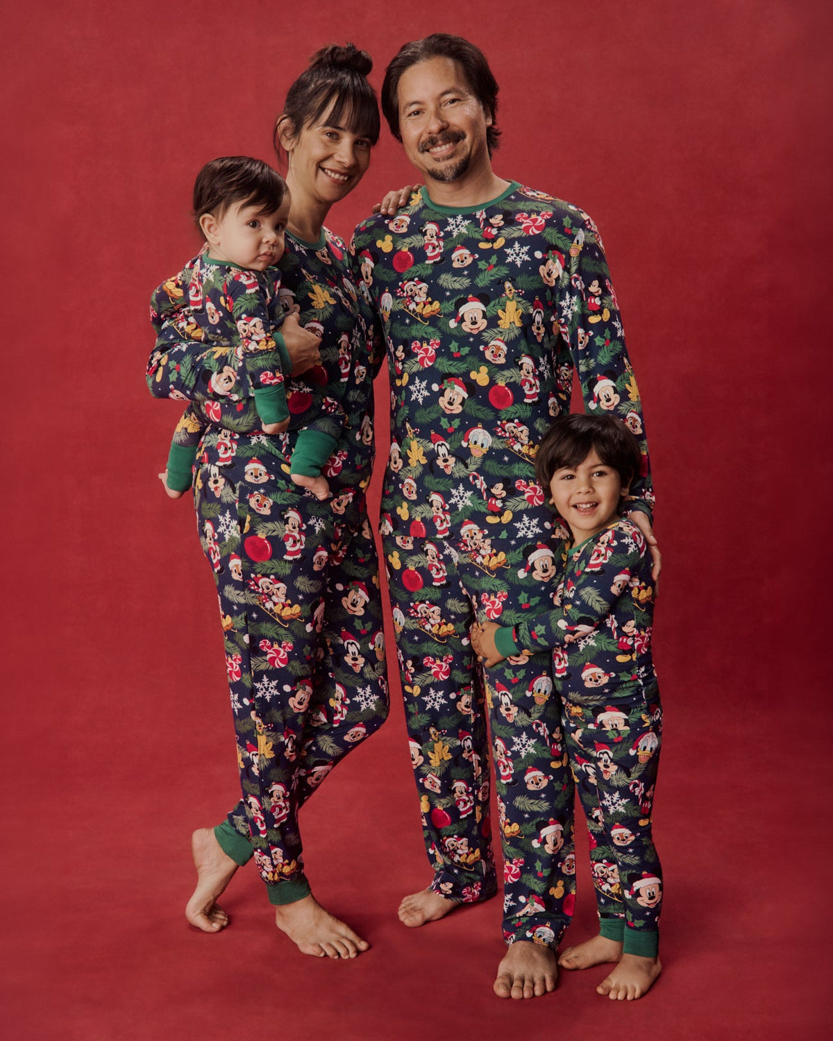 Disney Mickey & Friends Deck The Halls Two-Piece Pajama Set