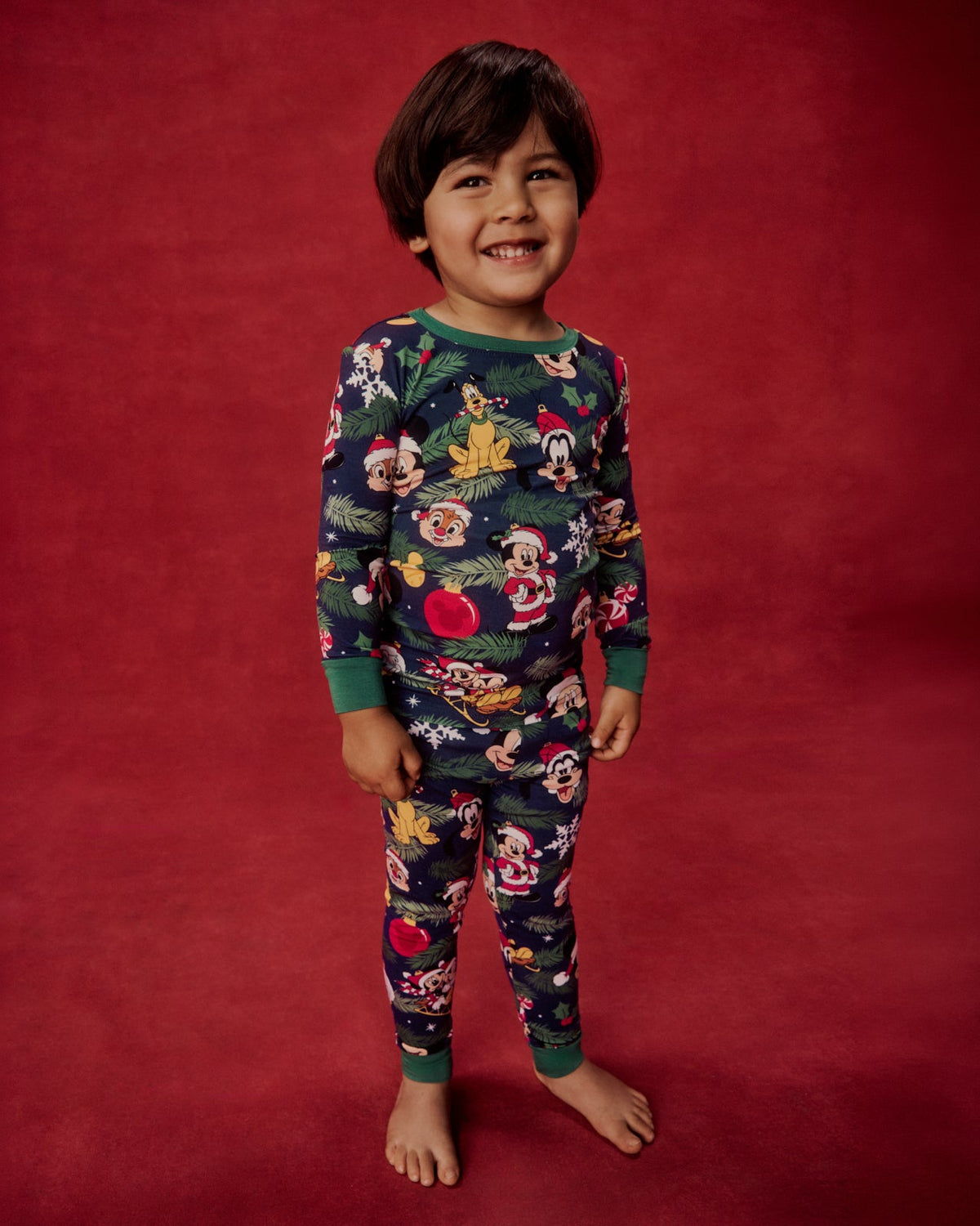 Disney Mickey & Friends Deck The Halls Two-Piece Pajama Set
