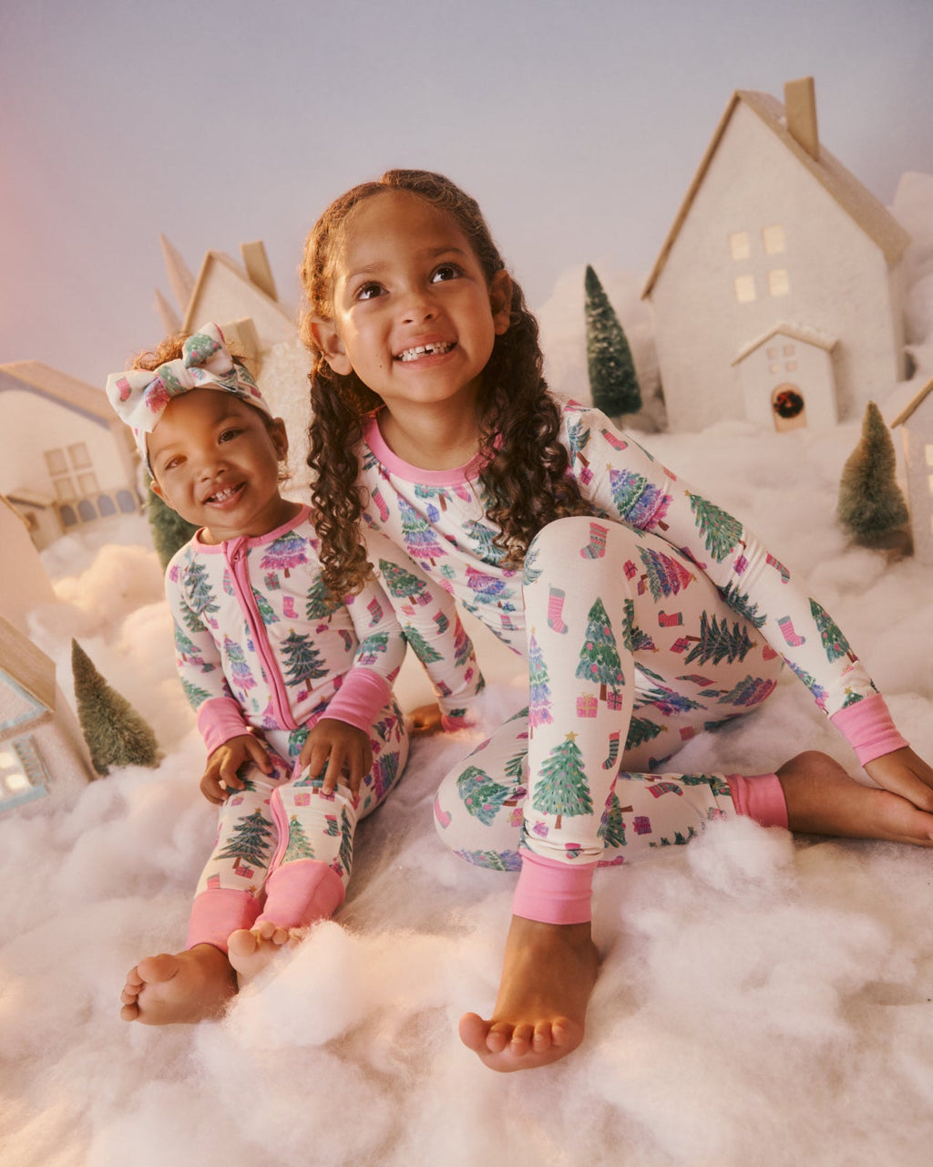 Joyful Traditions Pink Two-Piece Pajama Set