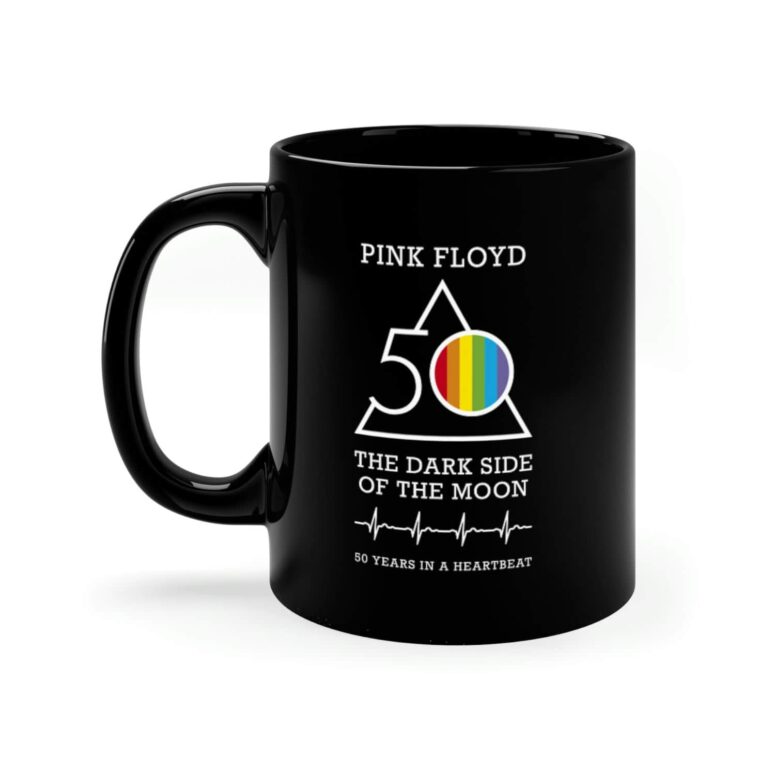 The Dark Side Of The Moon 50 Years in a Heartbeat Mug