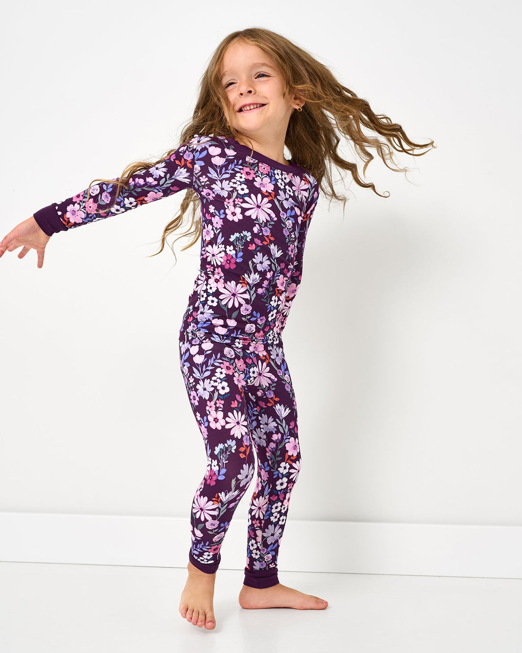 Violet Meadow Two-Piece Pajama Set