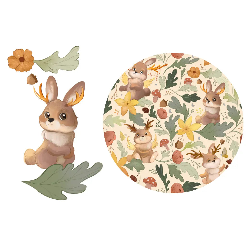 Woodland Jackalopes Pajama Set