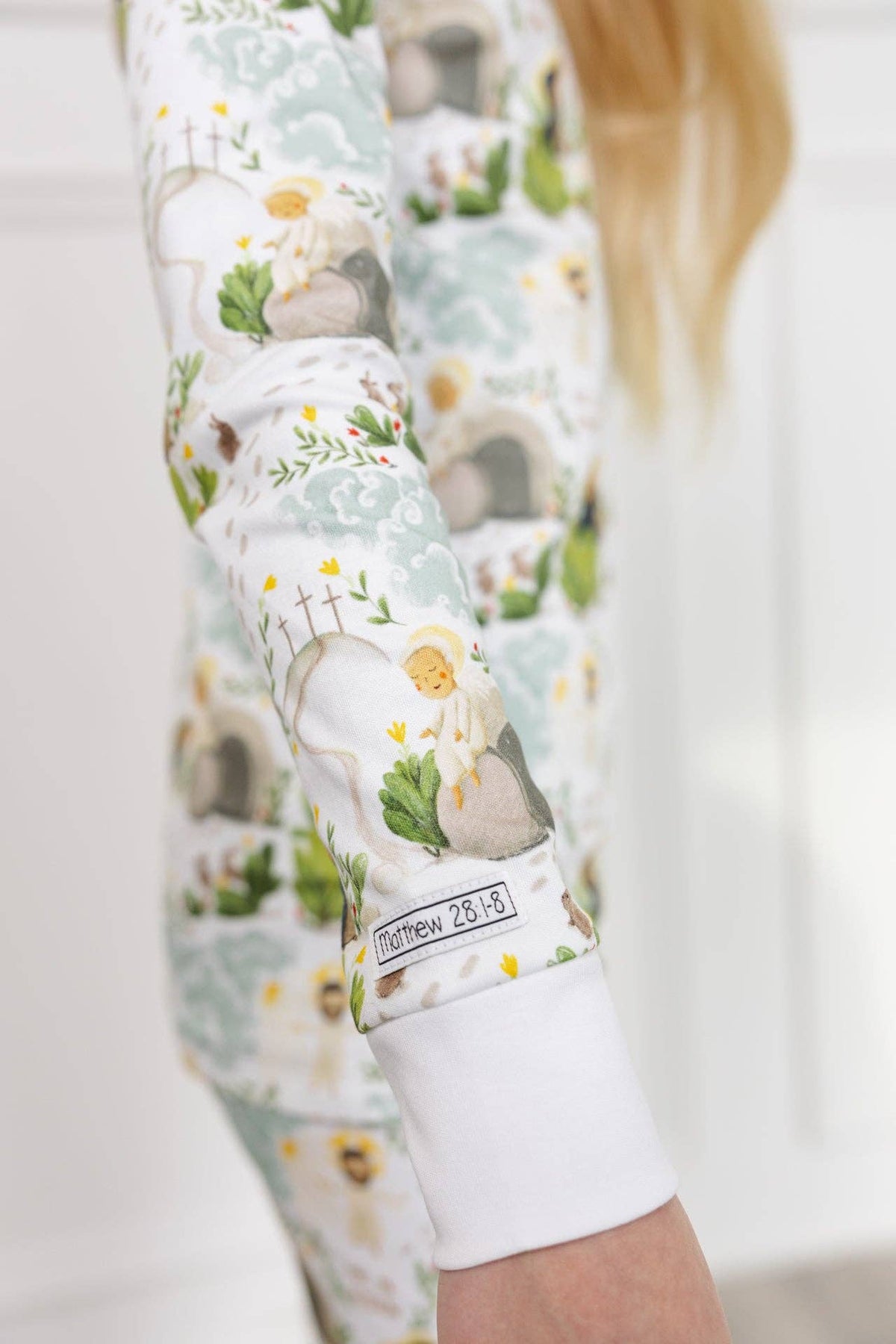 Cotton Long Sleeve Pajama Set - He Is Risen