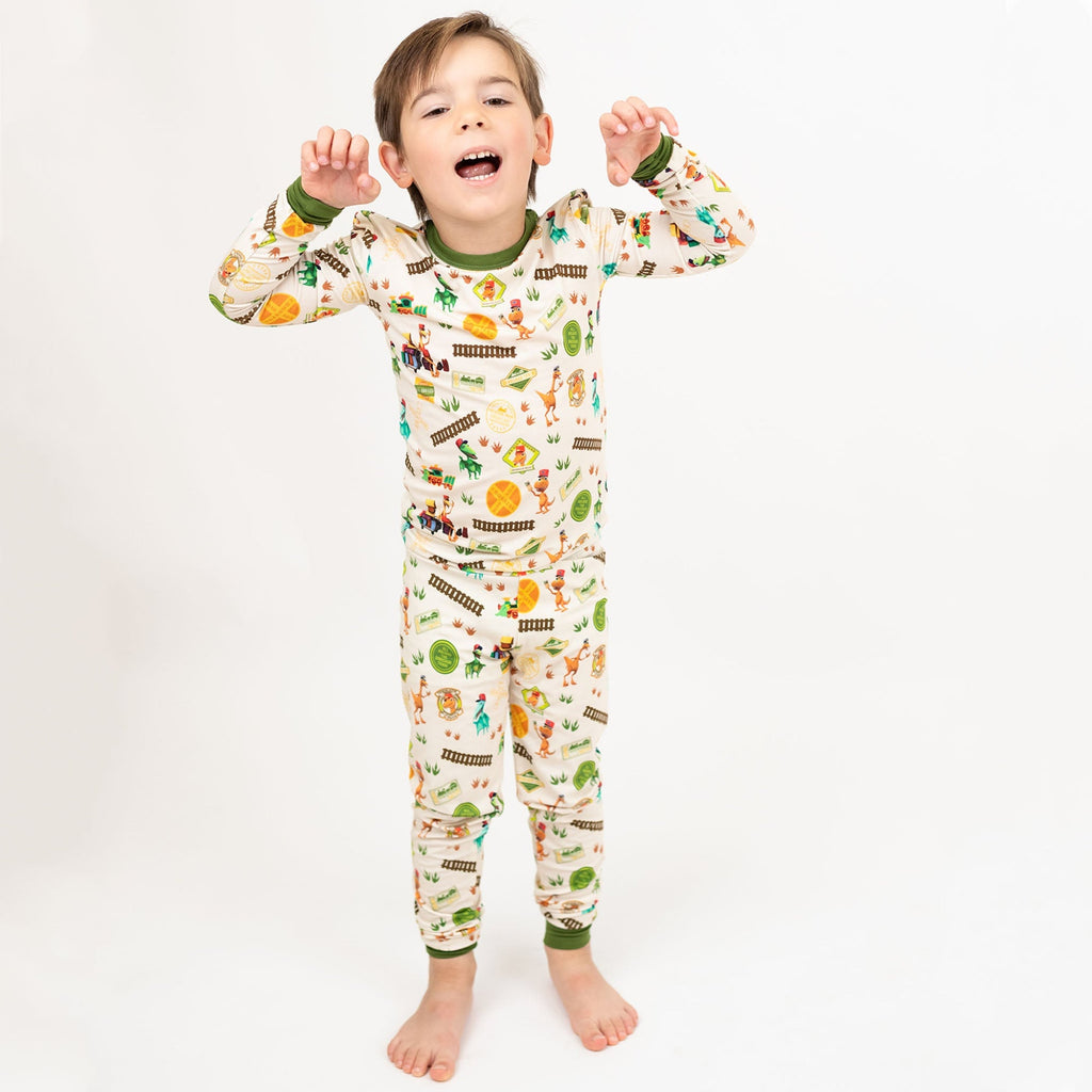 All Aboard the Dinosaur Train™ Bamboo Long Sleeve Kids Pajama Pants Set