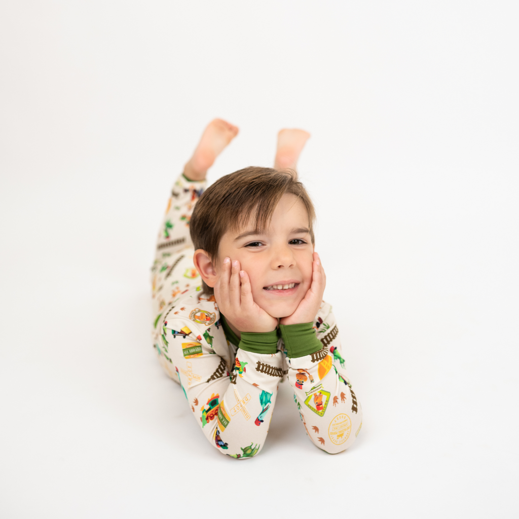 All Aboard the Dinosaur Train™ Bamboo Long Sleeve Kids Pajama Pants Set