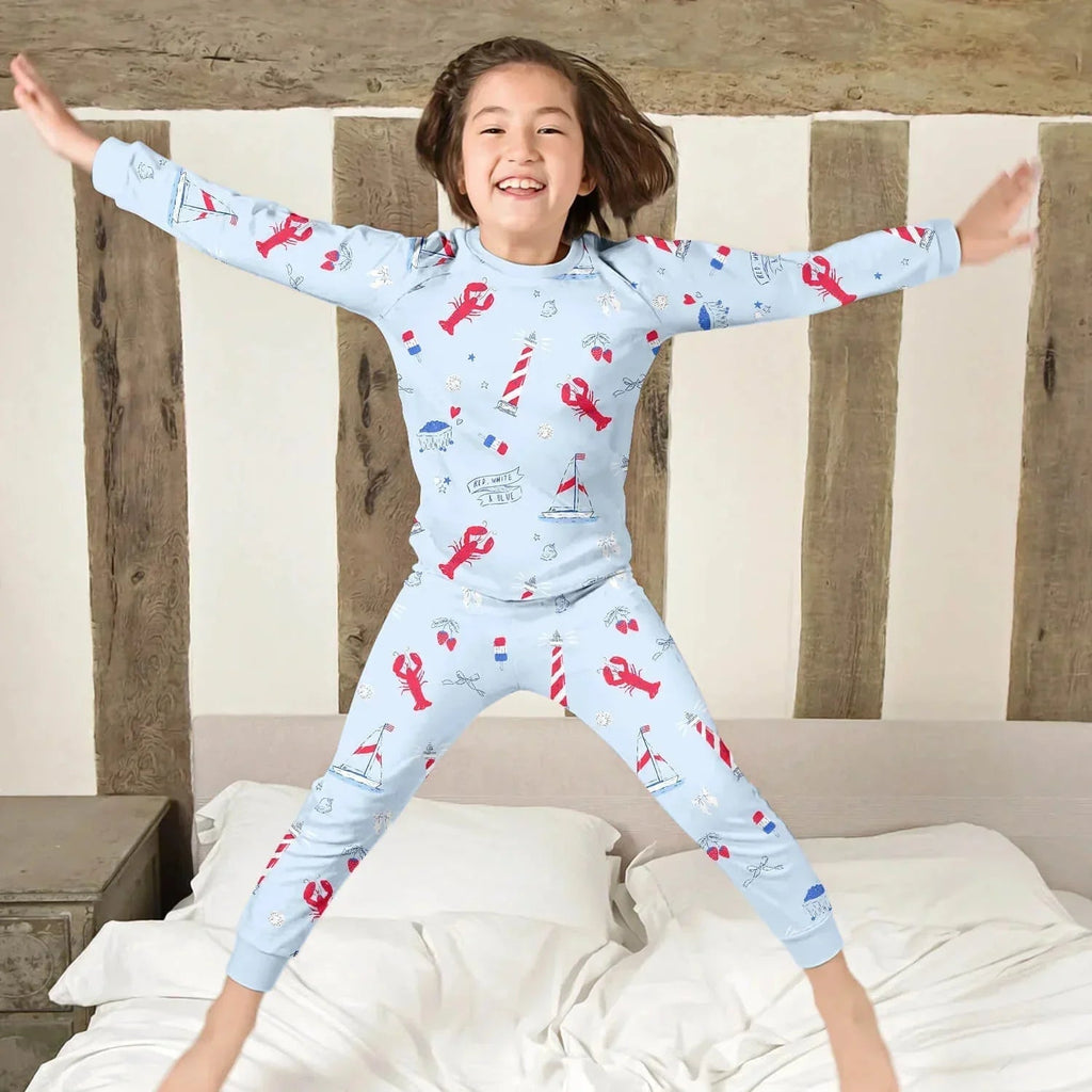 East Coast Bamboo Two Piece Long Sleeve Pajama Set