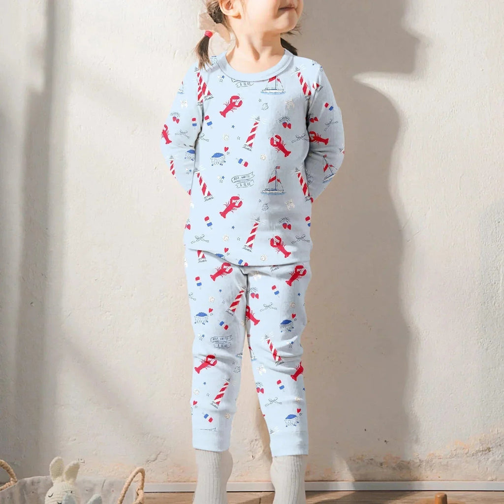 East Coast Bamboo Two Piece Long Sleeve Pajama Set
