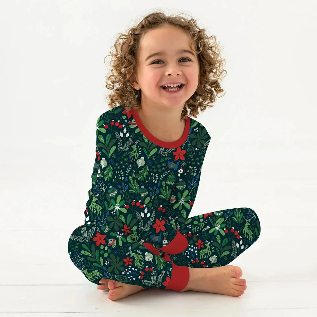 Garden of Joy Bamboo Two Piece Long Sleeve Pajama Set