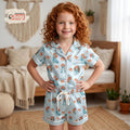 Merida Brave Kids Pajamas Set, Princess Toddler Short PJs, Disney Sleepwear, Satin Pajama Set, Cute Girls Bedtime Outfit