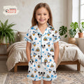 Disney Mickey Donald Pluto Kids Pajamas Set, Toddler Character Sleepwear, Family Trip Outfit, Short Sleeve PJs Gift