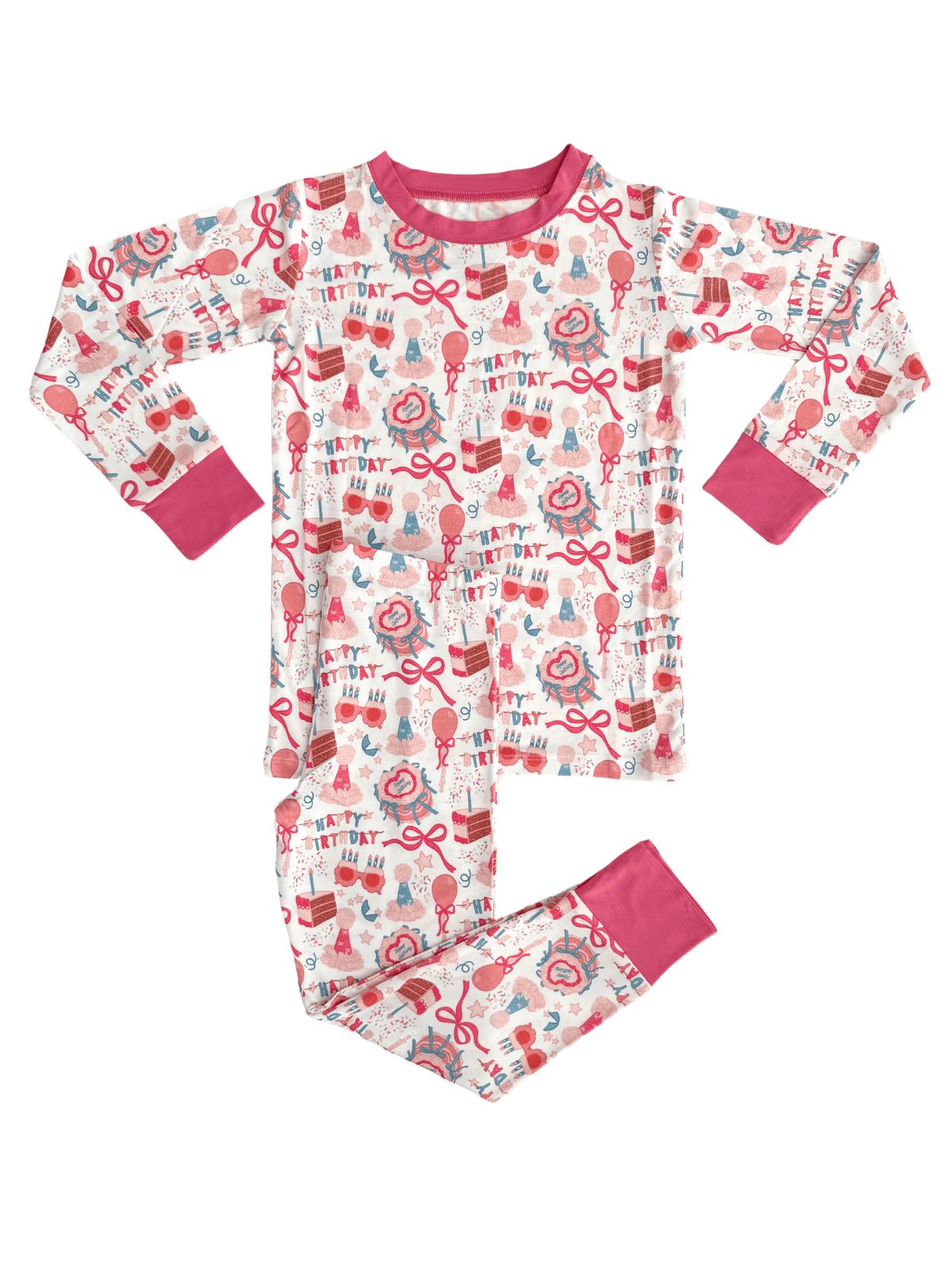 Long Sleeve Pajama Set - Birthday Girl