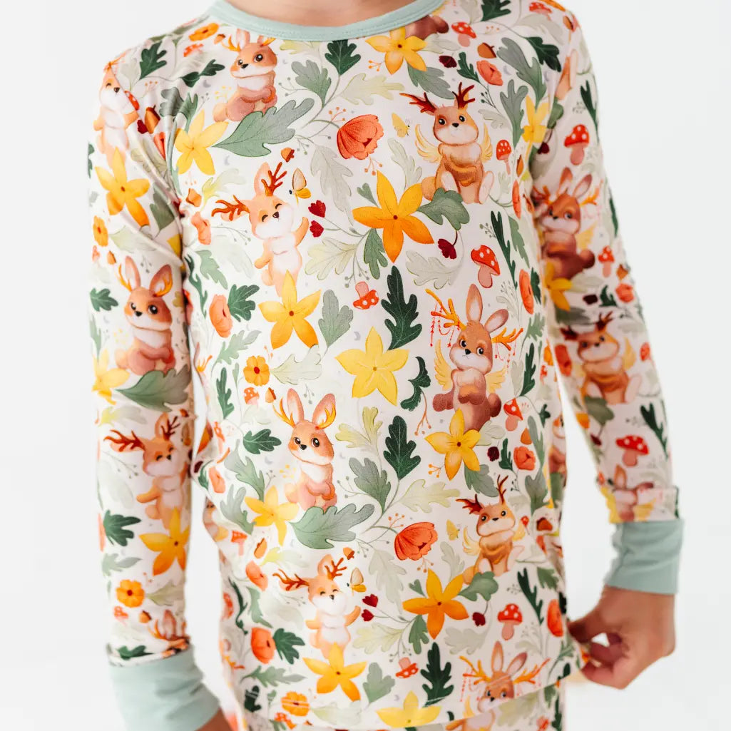 Woodland Jackalopes Pajama Set