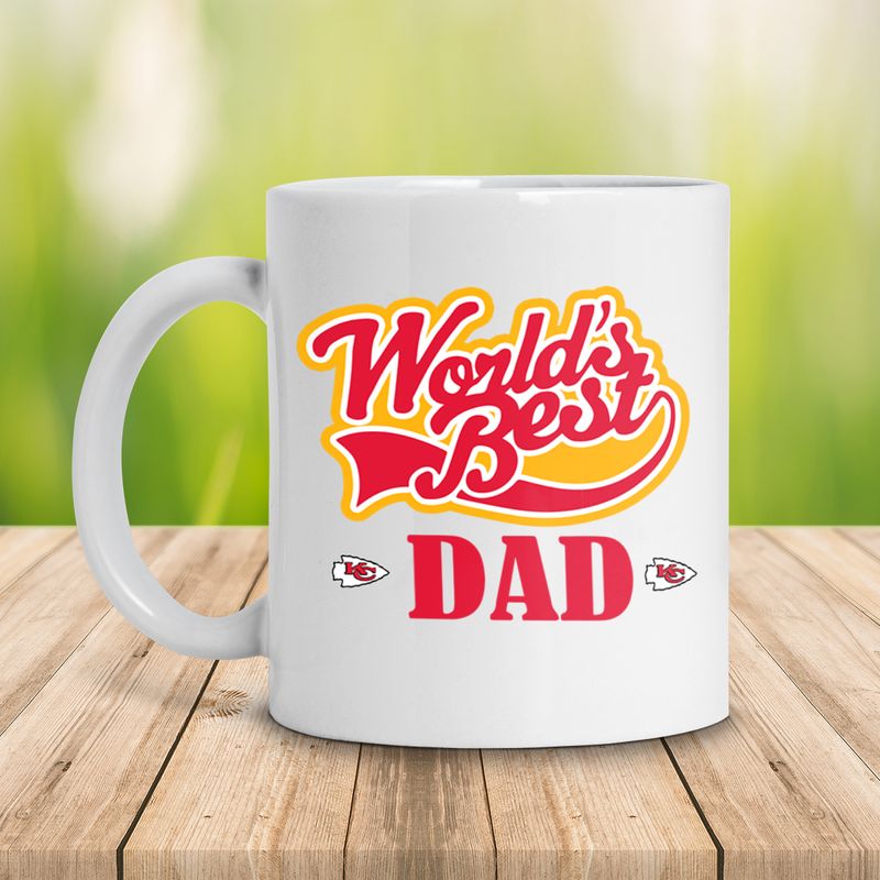 Kansas City Chiefs World's Best Dad Mug