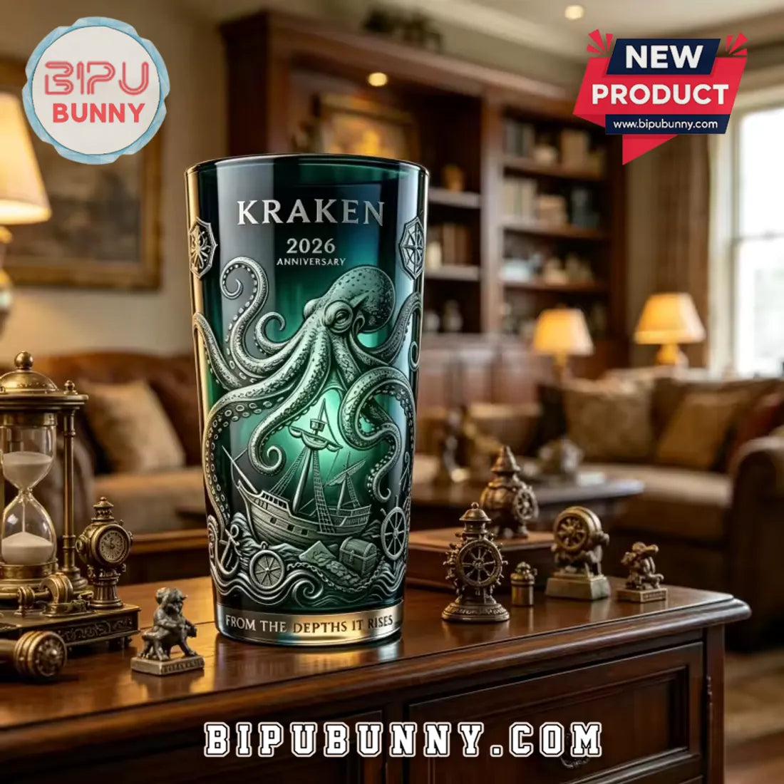 Kraken 2026 Anniversary Beer Mug