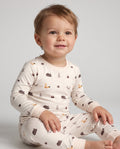 Woodland Friends Gathering Bamboo Two Piece Long Sleeve Pajama Set